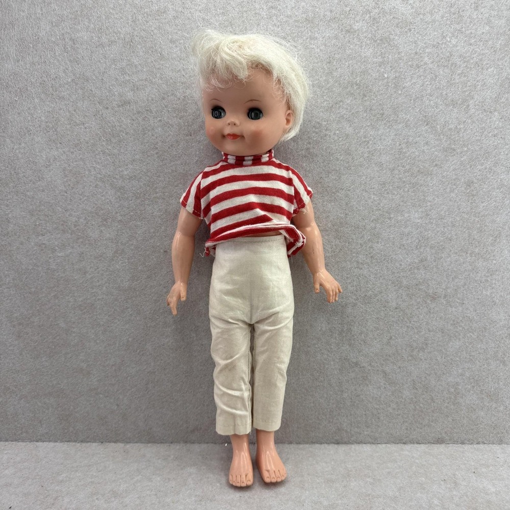 Peggy Ann Goes Traveling 15 inch Doll Vintage 1962 Horsman Blonde open close eye